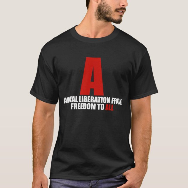 Delantera de la camisa animal de la liberación (Anverso)