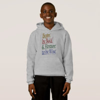 Delantero - Magia Cita de Horacio Niños Hoodie Pul