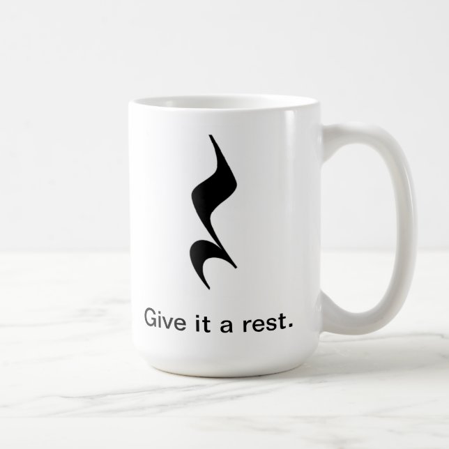 Déle un resto. Taza de la música para los (Derecha)