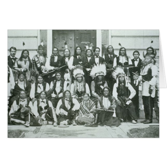 Delegación india de líderes sioux en Washington D (Anverso (Horizontal))