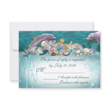 Delfín bajo el mar Insertar tarjetas