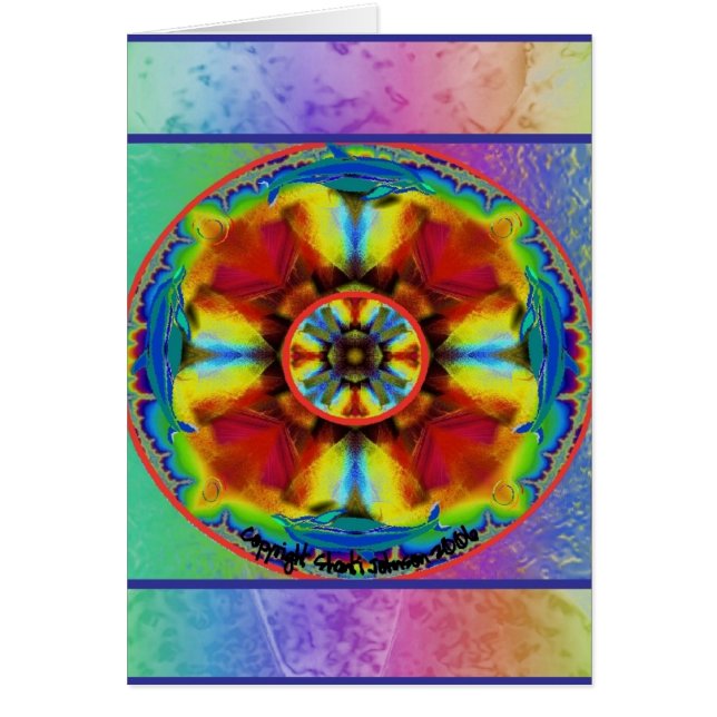 Delfín Chakra del arco iris (Frente)