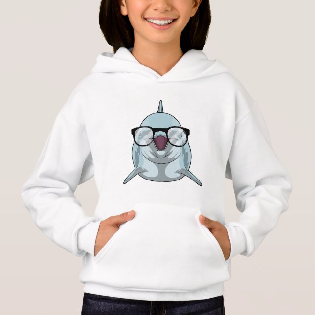 Delfín como nerd con lentes (Anverso)