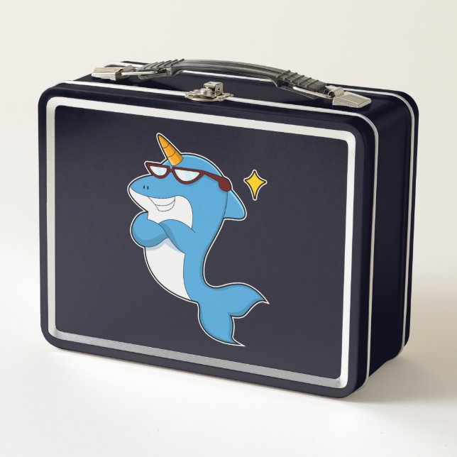Delfín como Unicornio con Glasses.PNG (Anverso)