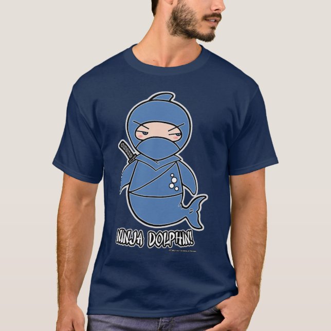 ¡Delfín de Ninja! Camiseta (Anverso)