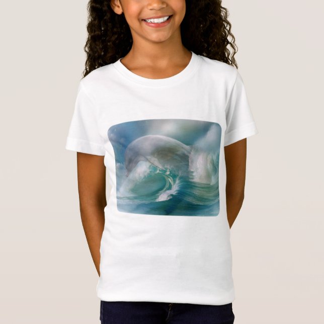 Delfín En La Camiseta De Los Niños Del Océano (Anverso)