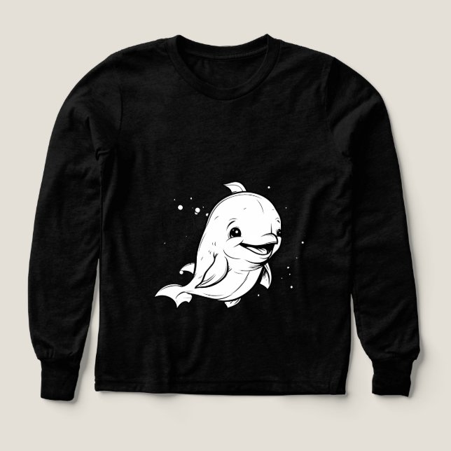 Delfín Lindo Feliz – Diseño Adorable de Delfín de  (Diseño frontal)