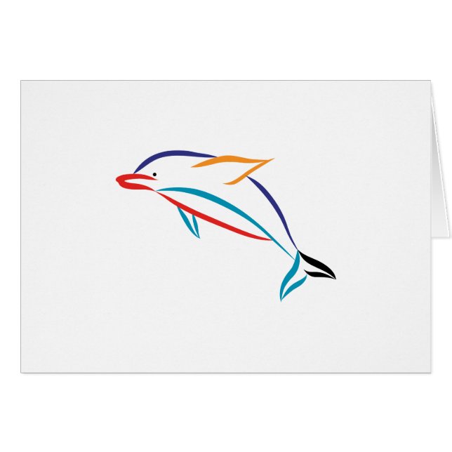Delfín multicolor (Anverso (Horizontal))