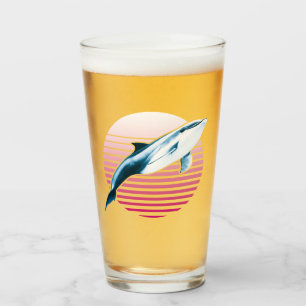 Delfín retro estilo vintage