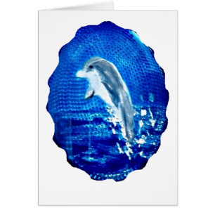 Delfín saltando animal marino