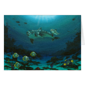 Delfín y becerro de la madre