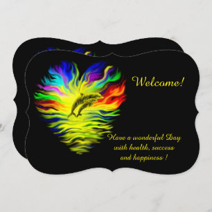 Delfines al sol, agrega tu invitación de texto