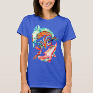 Delfines - Azul camiseta