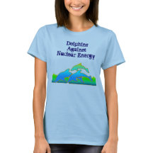 Delfines contra camiseta antinuclear
