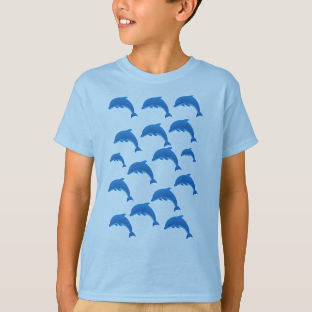 Delfines en camiseta por diamantes2858 (Anverso)