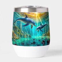 Delfines en el diseño de Atlantis por Rich AMeN Gi