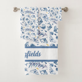 Delfines y olas azules de juego