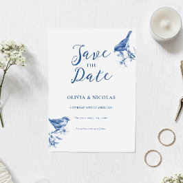 Delft Blue Birds Spring Salven el anuncio de la fe