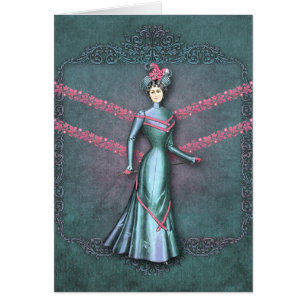 Delia: vestido que camina de los 1890s en
