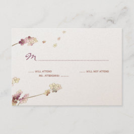 Delicada Boda de Cerezo de Oro RSVP