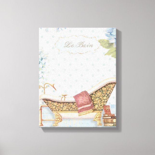 Delicada decoración de baño francés "Le Bain" (Anverso)