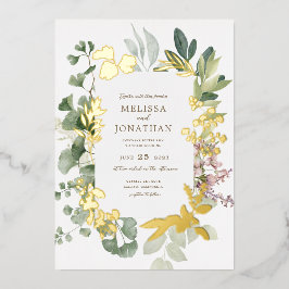 Delicada invitación al Relieve metalizado de jardí