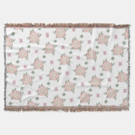 Delicada manta floral