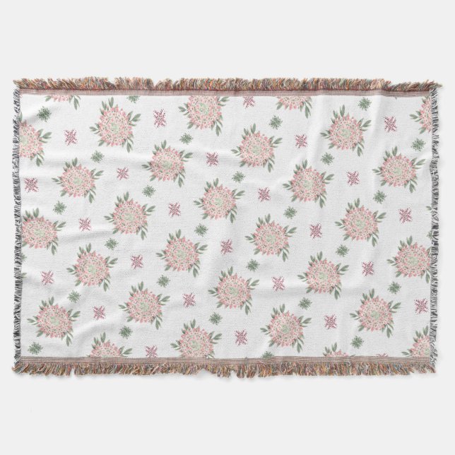 Delicada manta floral (Anverso)