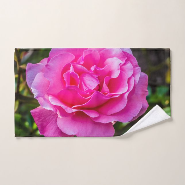 Delicada rosa. (Toalla de mano)