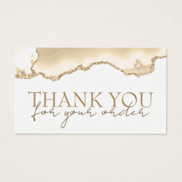 delicada tarjeta de descuento de agradecimiento a