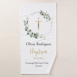 Delicada vegetación Wreath Baptism Gift ortodoxo