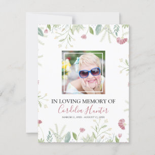 Delicadas Florales de Primavera Orden funeraria