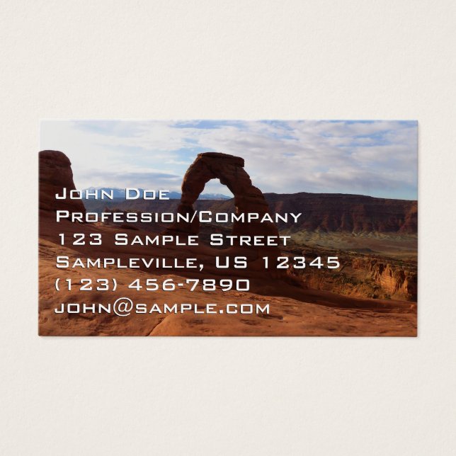 Delicado Arco I en el Parque Nacional Arches (Frente)