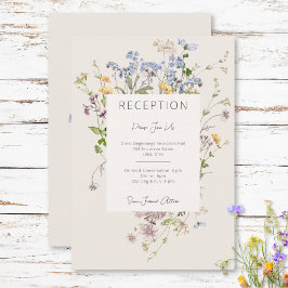 Delicado Boda de recepción de Boho Wildflowers Cre