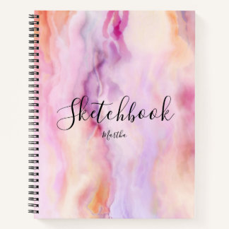 Delicado cuaderno artístico elegante