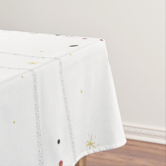 Delicado patrón de invierno moderno con manteles b