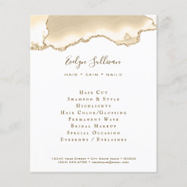 delicado volante de agate de melocotón