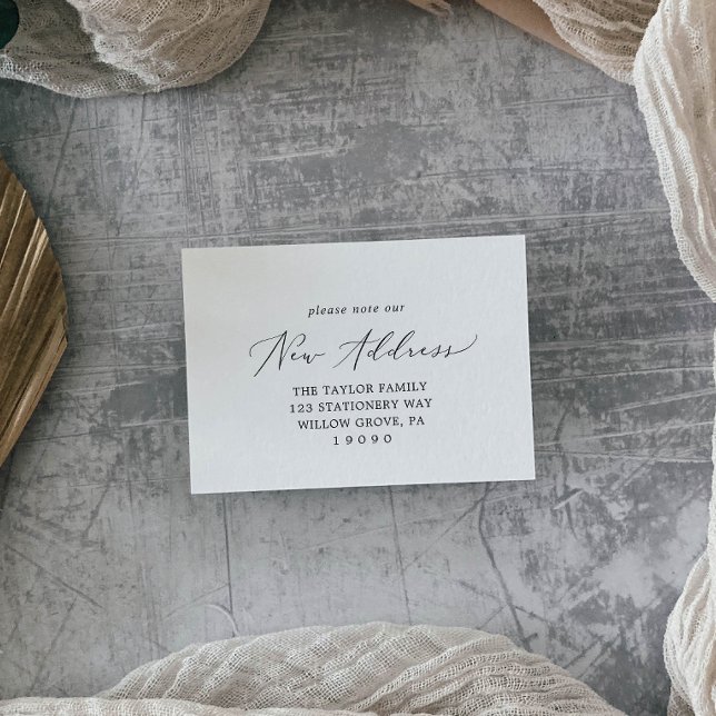 Delicar nuevo cambio de domicilio de la tarjeta de (Subido por el creador)