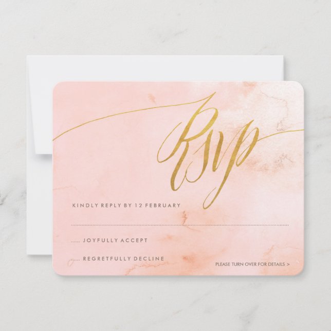 Delicar Rubor y Gold RSVP (Anverso)
