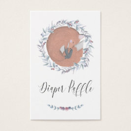 Delicate Botanical Fox Baby Shower