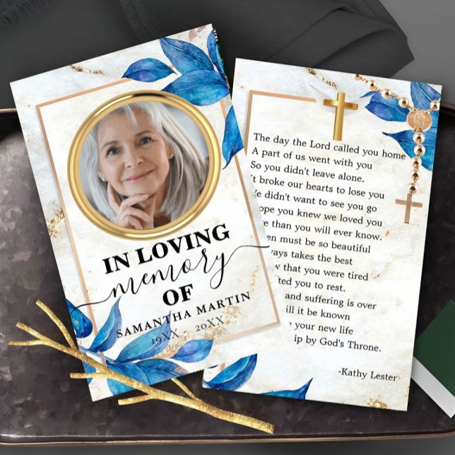 Delicate elegante tarjeta de fotos de Rubor Memori (Subido por el creador)