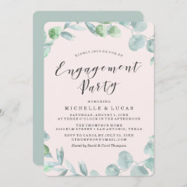 Delicate Wreath | Invitación de la Parte Contratan