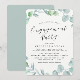 Delicate Wreath   Invitación de la Parte Contratan