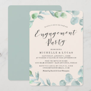 Delicate Wreath   Invitación de la Parte Contratan