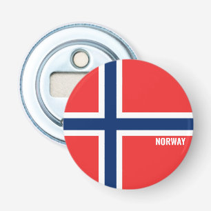 Delicia de la bandera de Noruega Abrebotellas patr