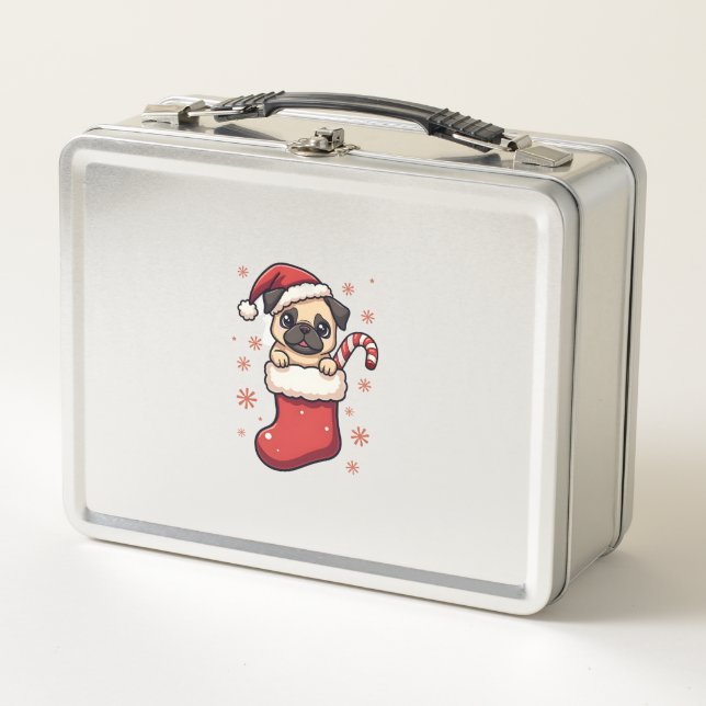 Delicia de Pug Navideño (Anverso)