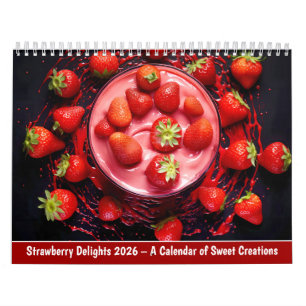 Delicias de Fresa 2026 – Un Calendario de Dulces C