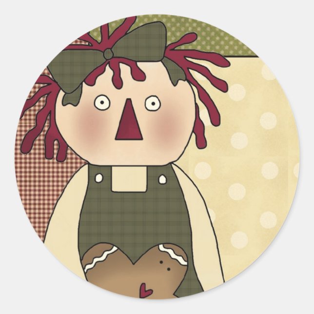 Delicias de pan de jengibre: Pegatinas (Anverso)