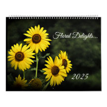Delicios florales - Calendario de paredes grandes