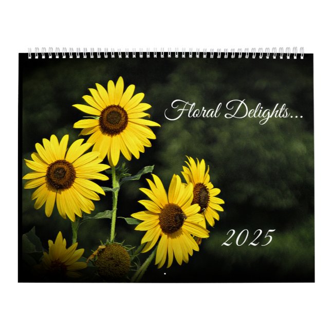 Delicios florales - Calendario de paredes grandes  (Tapa)